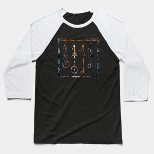 Svefnthorn  symbol - marble texture Baseball T-Shirt